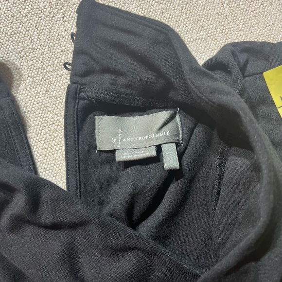 Anthropologie Sleeveless Faux Wrap Neckline Comfy Jersey Top - Picture 4 of 7